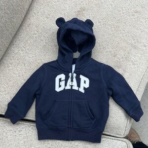 Baby Gap Zip Up Hoodie with Ears